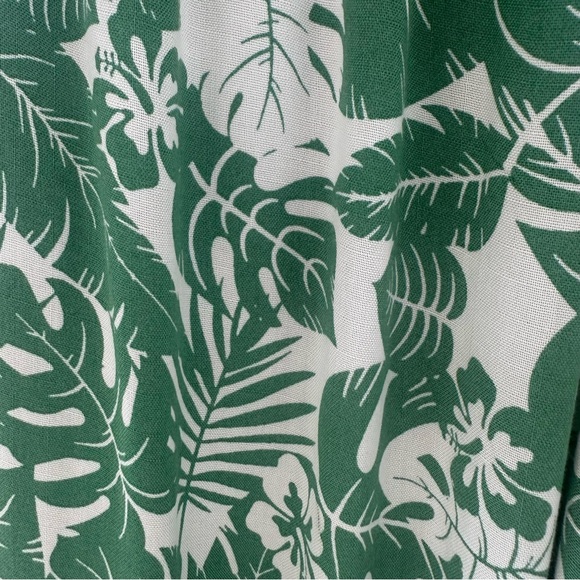 Jane And Delancey Green White Tropical Pants Small Resort Style - Picture 10 of 15